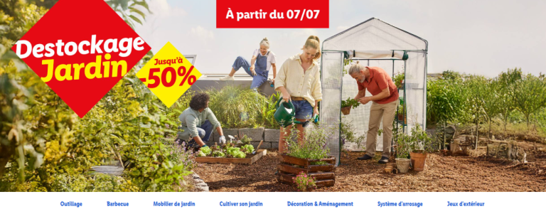 voir l'offre Destockage jardin
