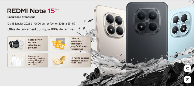 voir l'offre Redmi Note15