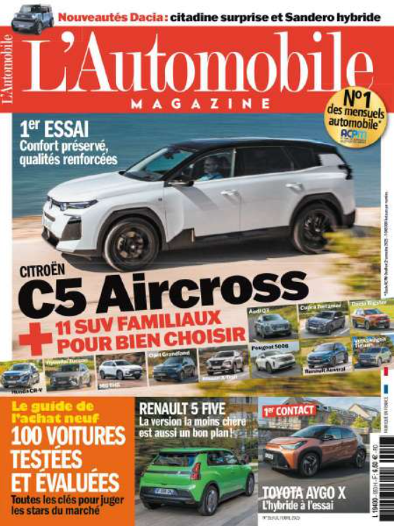voir l'offre sur France Abonnements Abonnement à L'automobile magazine